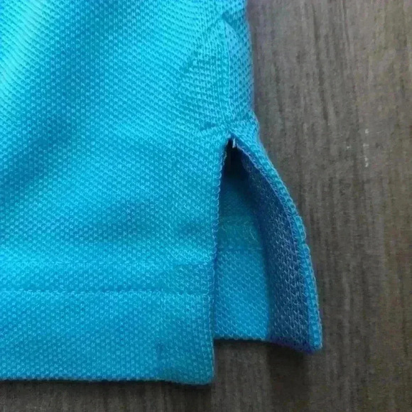 JOHN MORGAN SPORTSWEAR GOLF POLO SHIRT TURQUOISE BLUE Sz. XL NWOT - Picture 4 of 6